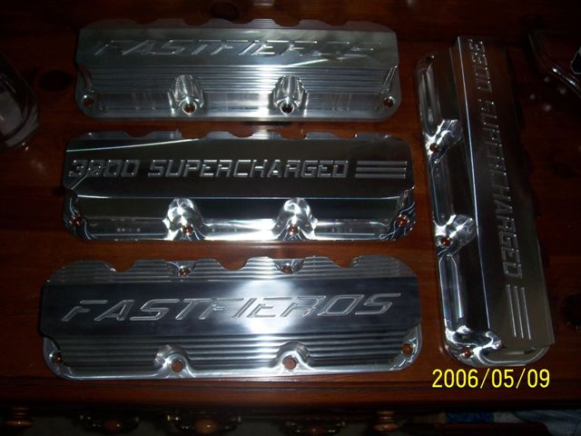 My new billet 3800 Valve Covers 